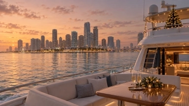 Christmas Yacht Charter in Miami: Celebrate the Holidays on the Water image