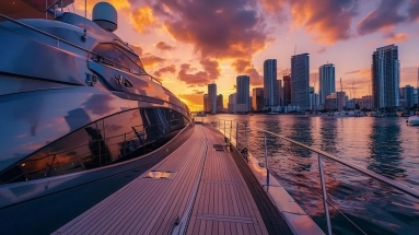 Sunset Yacht Charter in Miami: The Most Romantic Way to End the Day image